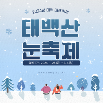 태백산눈축제 당일