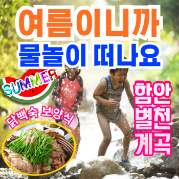 🍉함안계곡물놀이당일🍓