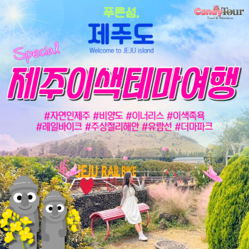 [전국출발] 봄 제주 2박3일 vs 3박4일 이색테마 비양도 국내여행 봄여행