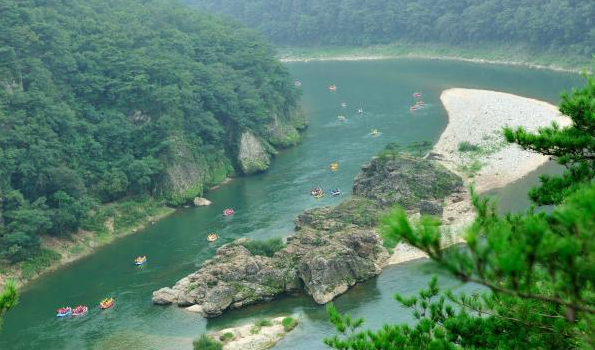 캔디투어[부산경남출발]여름특집 영월 동강래프팅+한반도지형 전망대 당일치기 버스투어 가볼만 한 곳