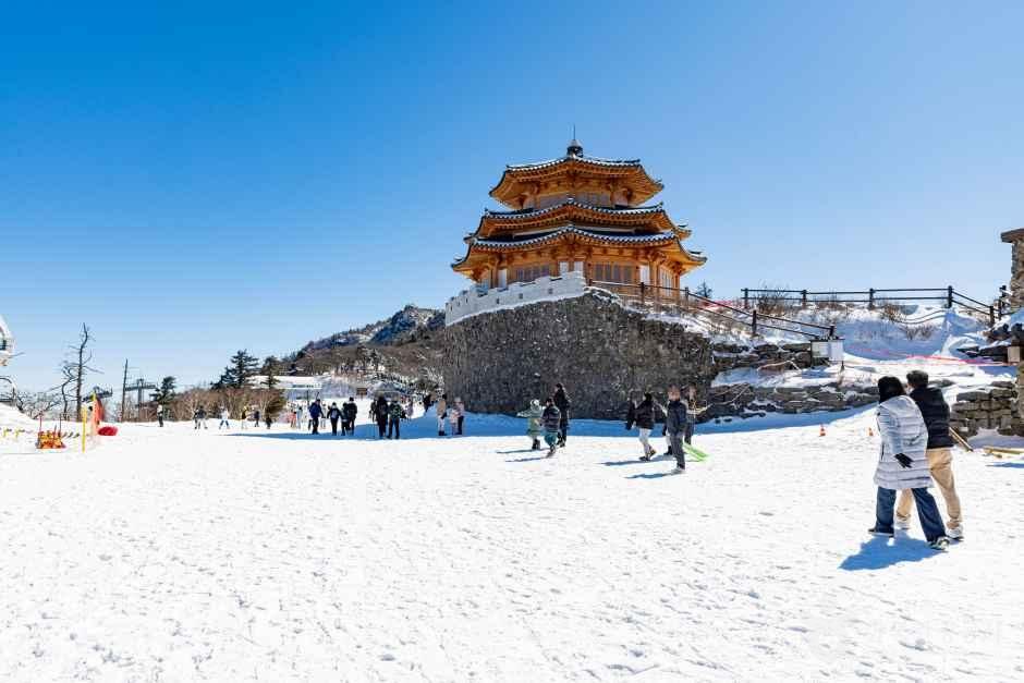 캔디여행사[부산출발]무주 덕유산 곤돌라 탑승 눈꽃투어 겨울패키지 당일여행